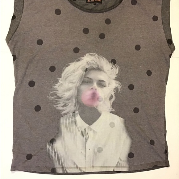 Anna Nicole Smith love and legend bubble gum graphic polka dot t shirt size 1X - Picture 8 of 9